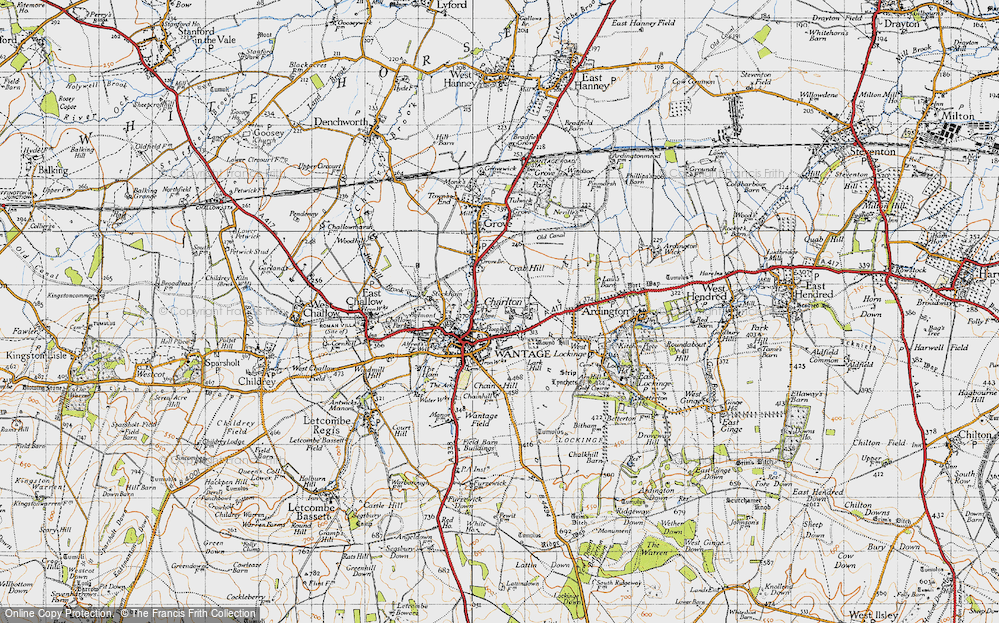 Old Map of Charlton, 1947 in 1947