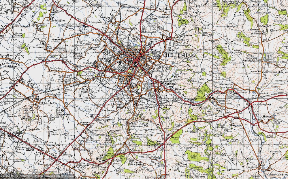 Old Map of Charlton Park, 1946 in 1946