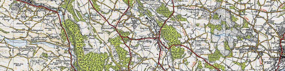 Old map of Charltonbrook in 1947
