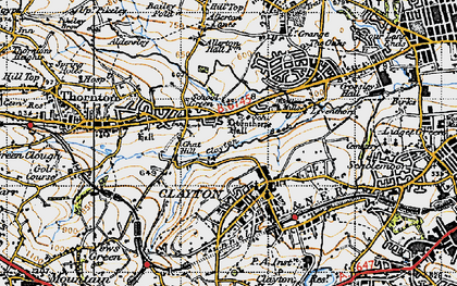 Old map of Chat Hill in 1947