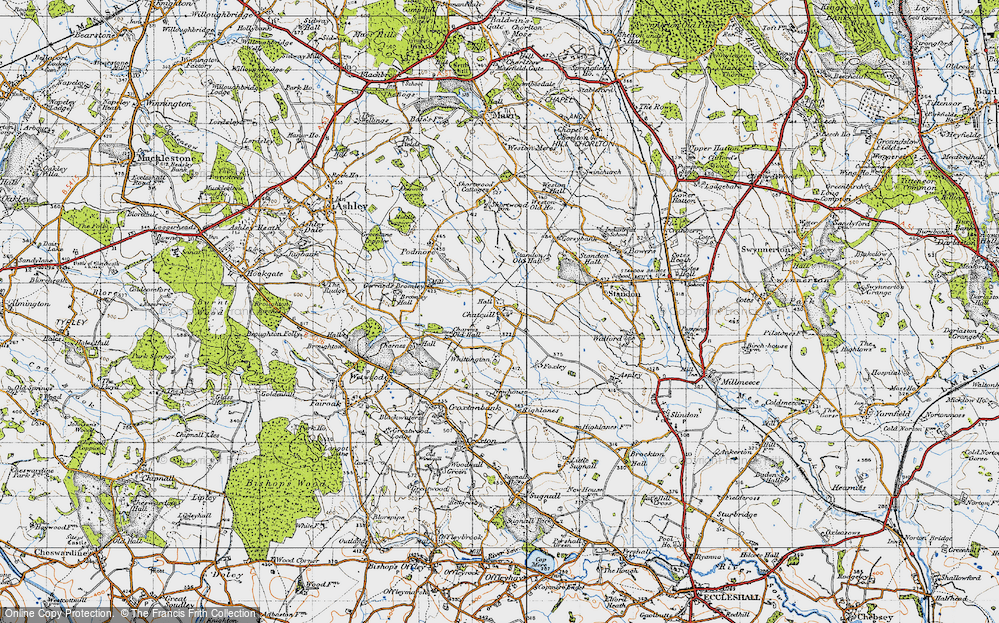 Old Maps of Chatcull, Staffordshire - Francis Frith