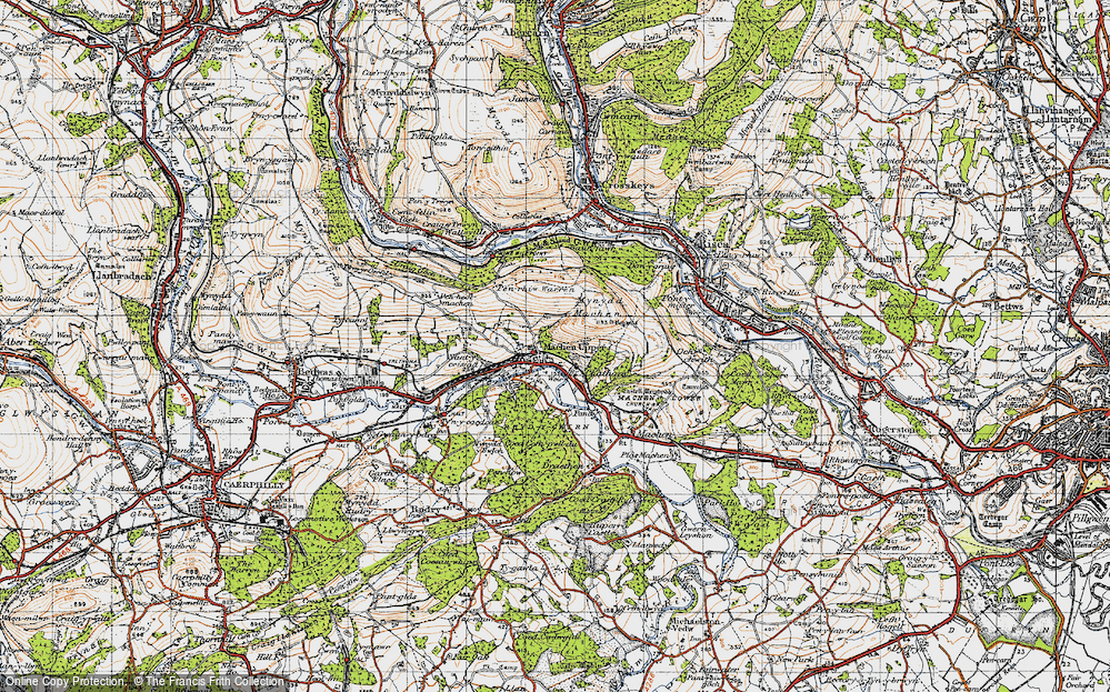 Old Map of Chatham, 1947 in 1947