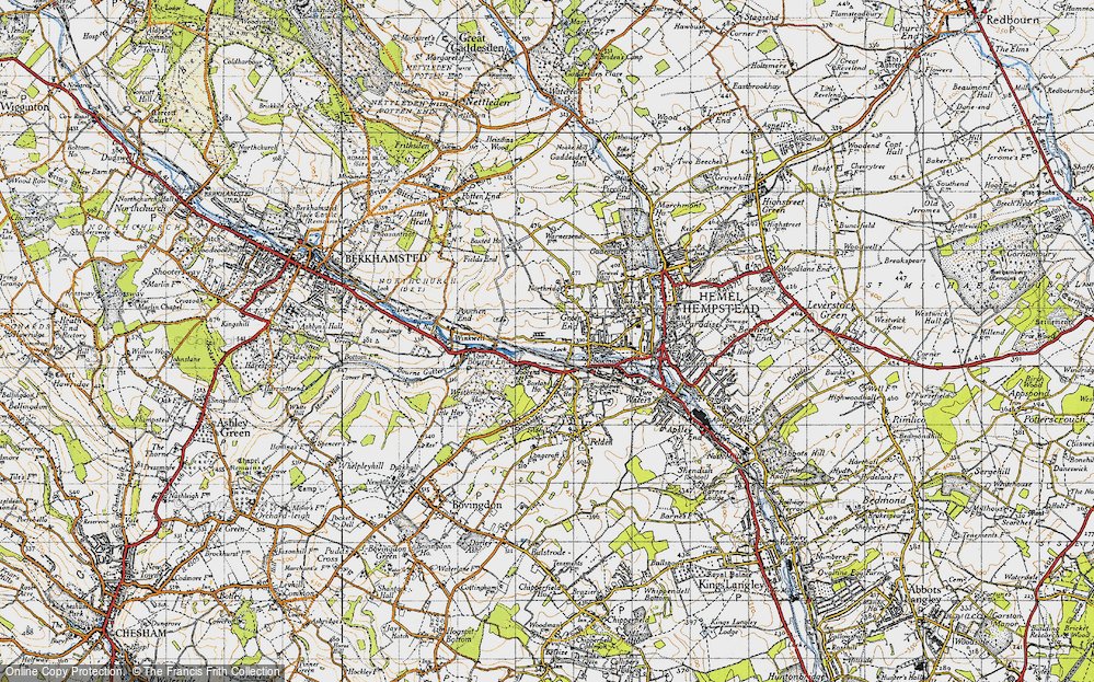 Old Map of Chaulden, 1946 in 1946