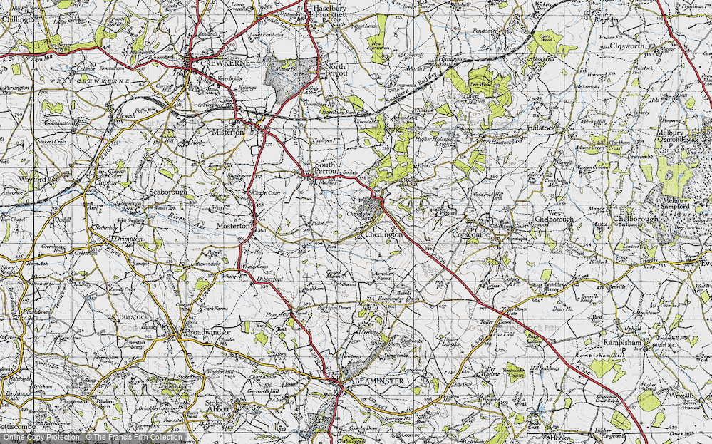Chedington, 1945