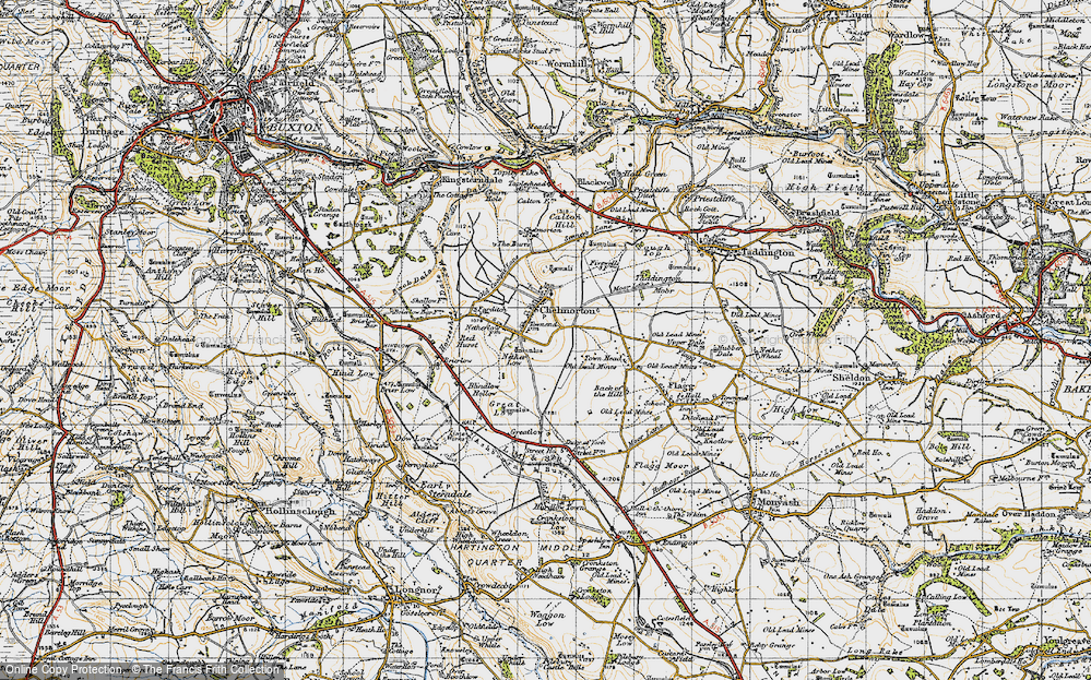 Old Map of Chelmorton, 1947 in 1947