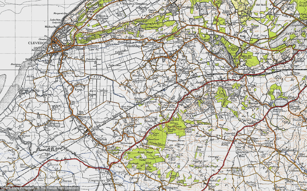 Old Map of Chelvey, 1946 in 1946