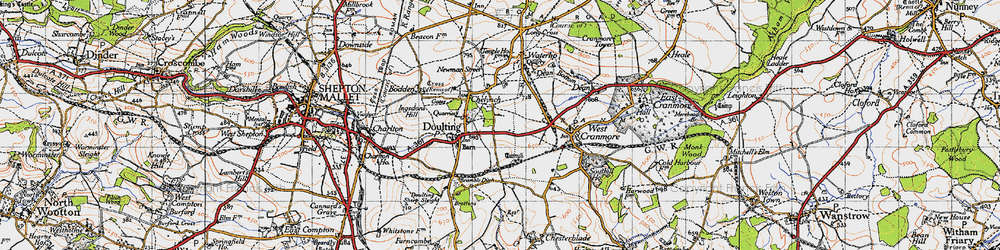 Old map of Chelynch in 1946