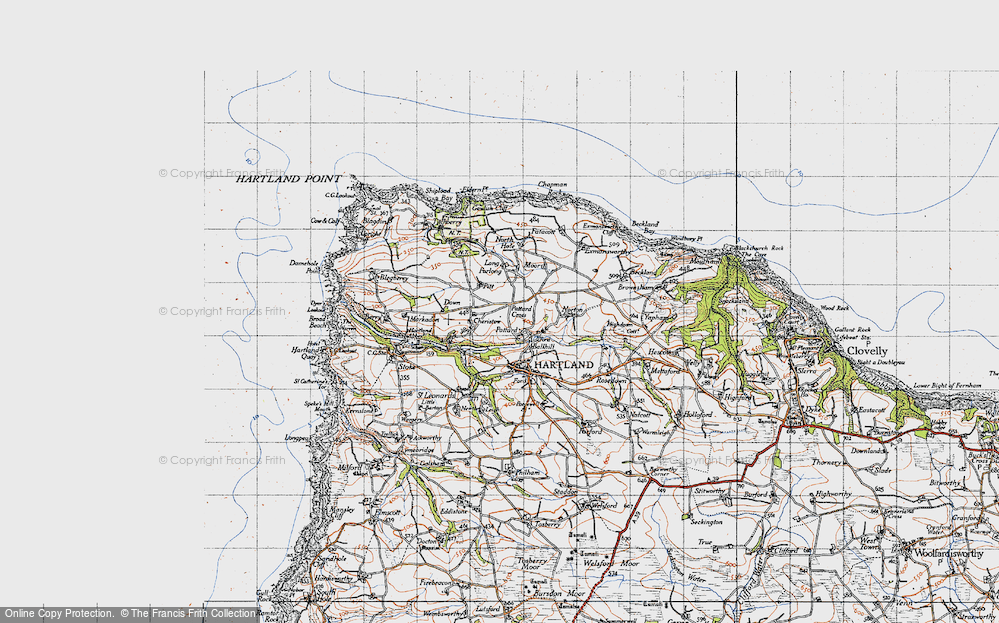 Old Map of Cheristow, 1946 in 1946