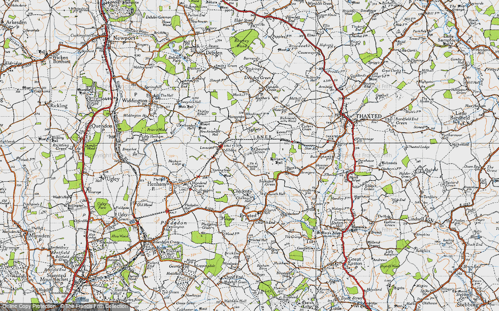 Old Map of Cherry Green, 1946 in 1946