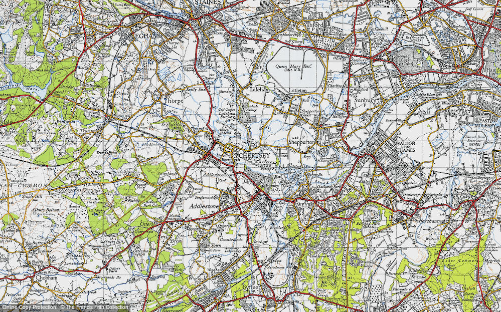 Chertsey Meads, 1940