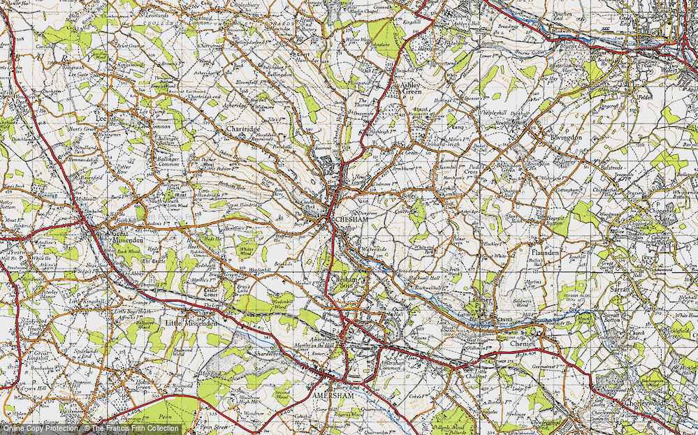Old Map of Chesham, 1946 in 1946