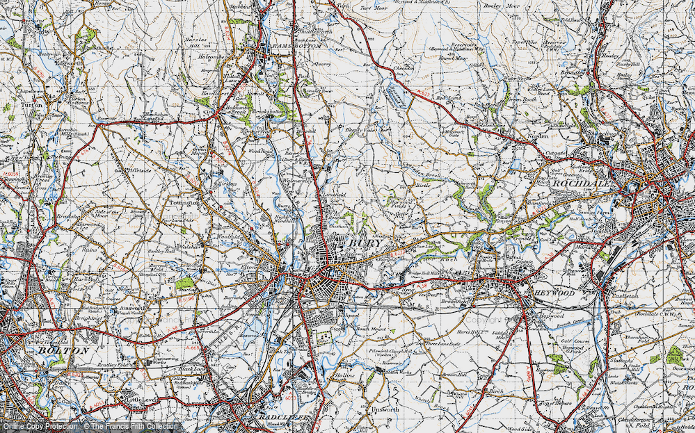 Old Map of Chesham, 1947 in 1947