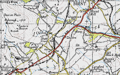Old map of Zeaston in 1946