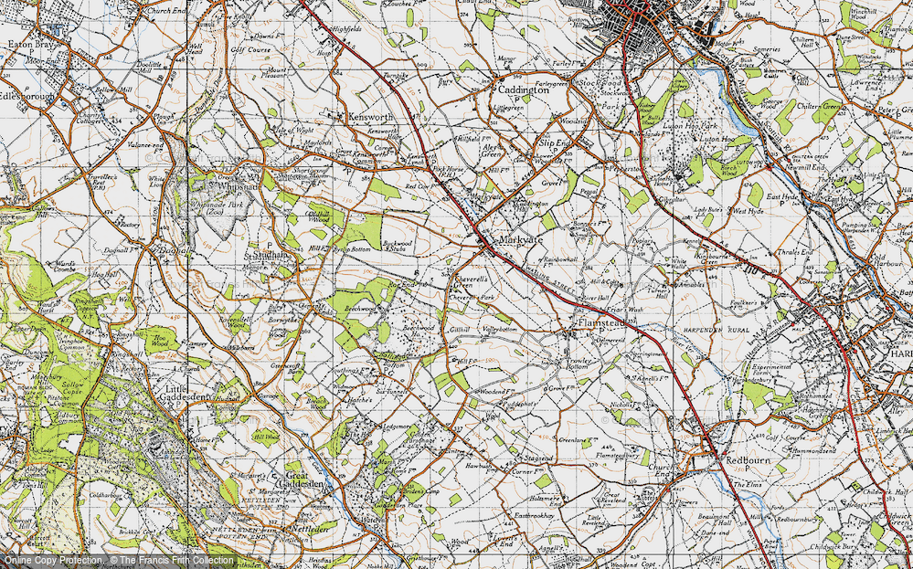 Old Map of Cheverell's Green, 1946 in 1946