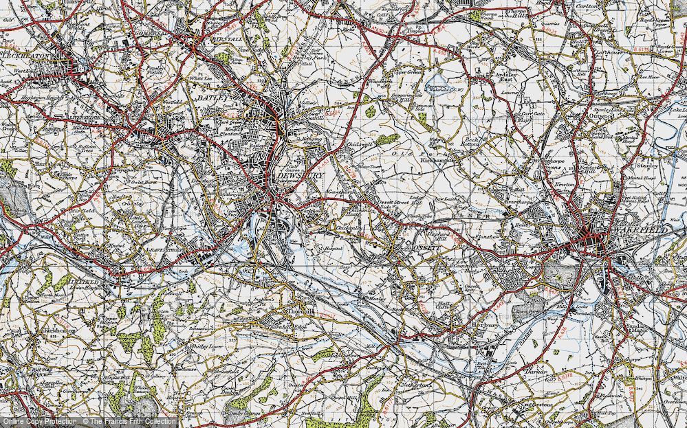Old Map of Chickenley, 1947 in 1947