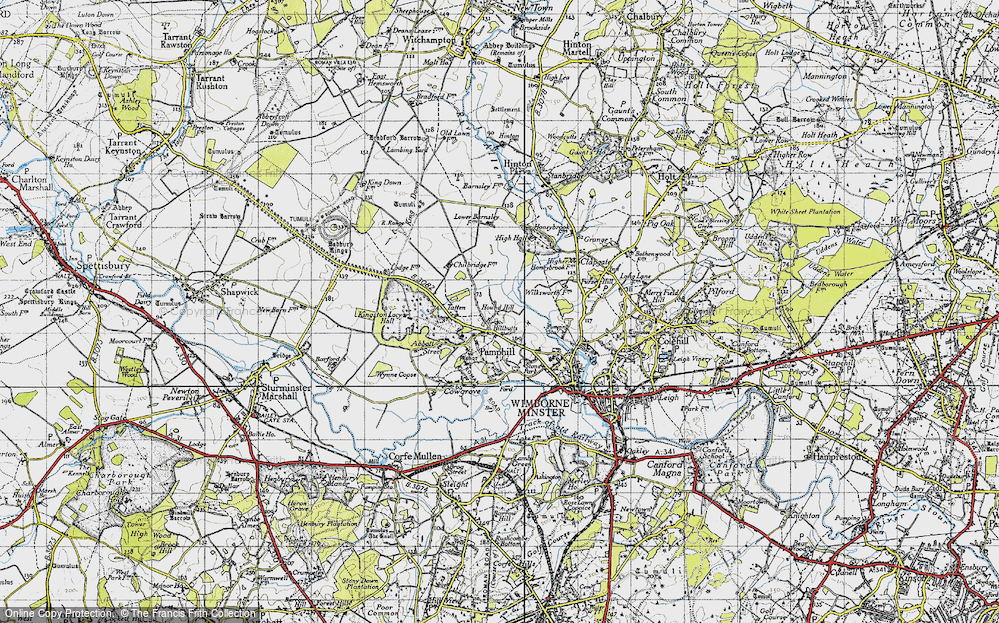 Old Map of Chilbridge, 1940 in 1940