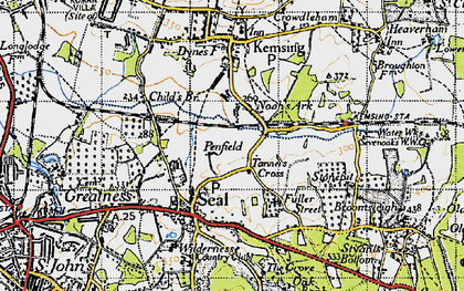 Old map of Childsbridge in 1946