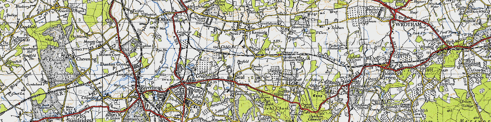 Old map of Childsbridge in 1946