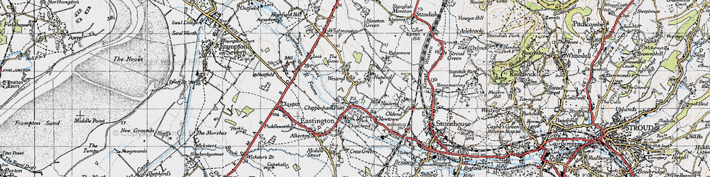 Old map of Chipmans Platt in 1946
