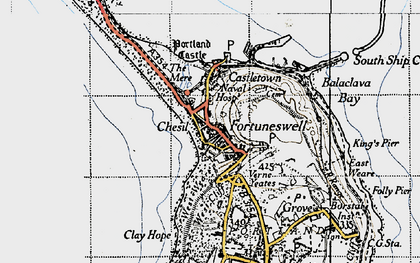 Old map of Chiswell in 1946
