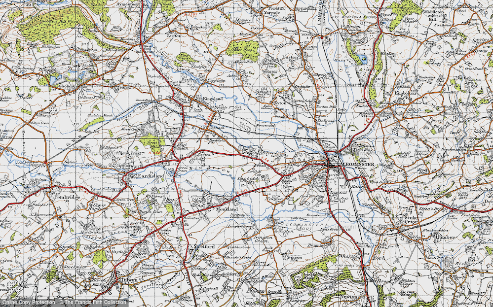 Old Map of Cholstrey, 1947 in 1947