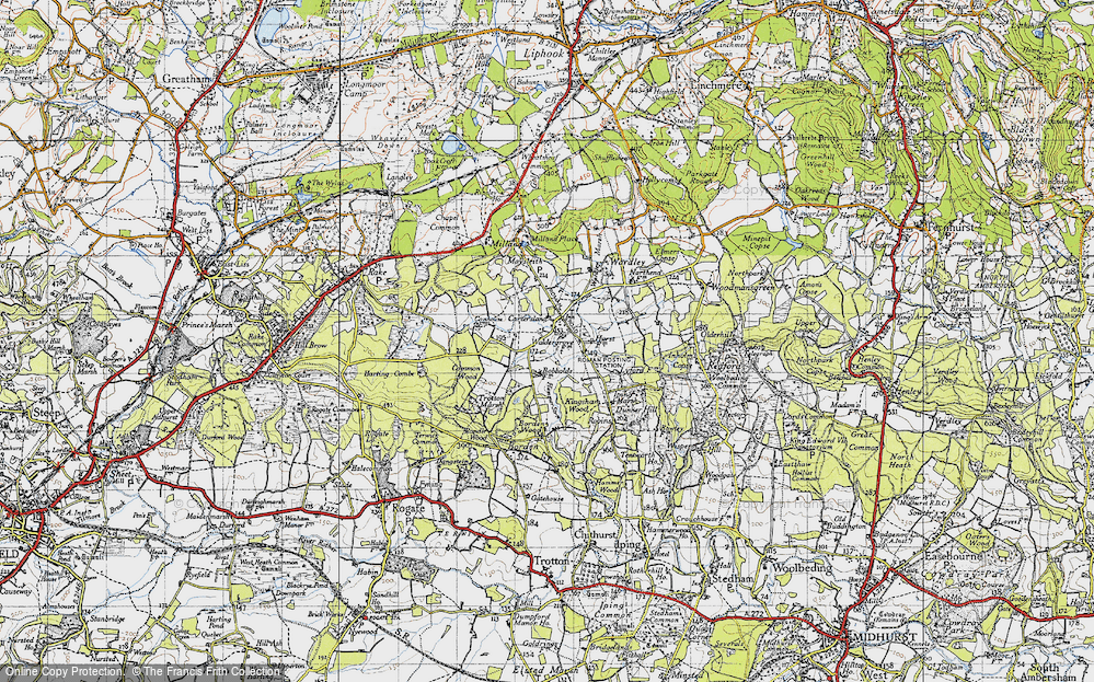 Old Map of Chorley Common, 1940 in 1940