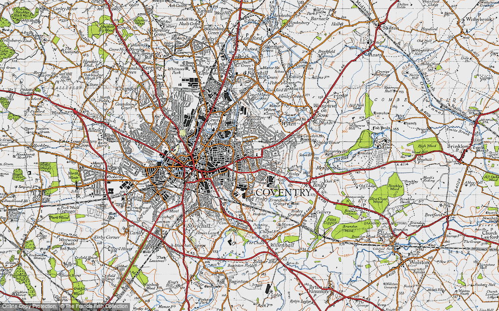 Old Map of Church End, 1946 in 1946