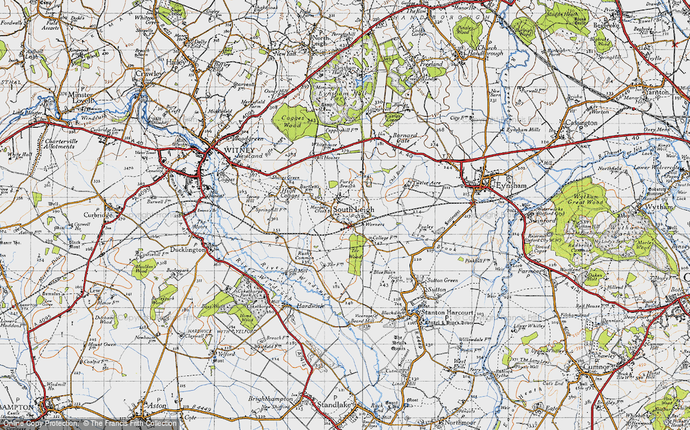 Old Map of Church End, 1946 in 1946