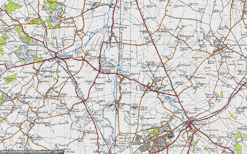 Old Map of Church End, 1946 in 1946