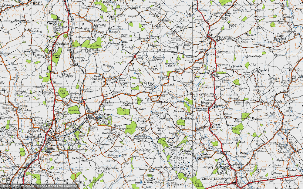 Old Map of Church End, 1946 in 1946