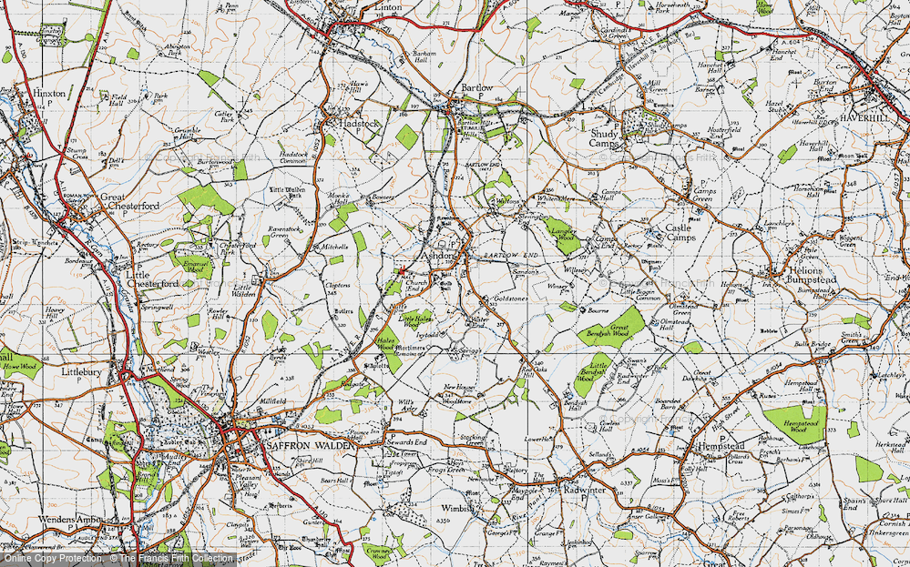 Old Map of Church End, 1946 in 1946