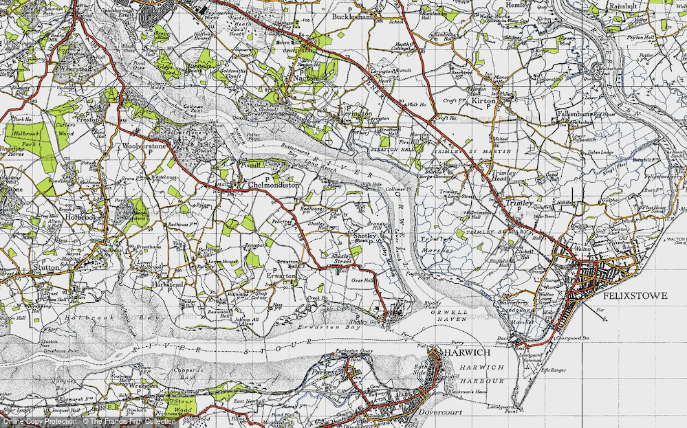 Old Map of Church End, 1946 in 1946
