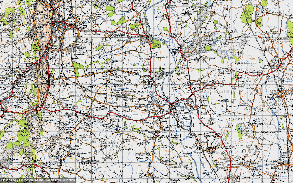 Old Map of Church End, 1947 in 1947