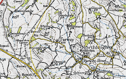 Old map of Boycombe Fm in 1946