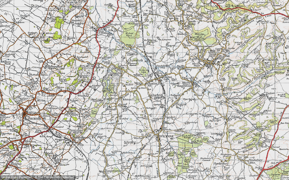 Old Map of Churchend, 1946 in 1946