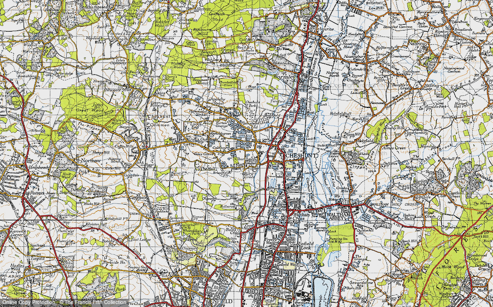 Old Map of Churchgate, 1946 in 1946