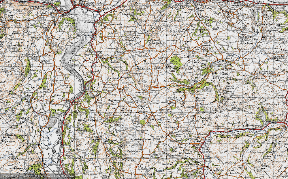 Old Map of Chweffordd, 1947 in 1947