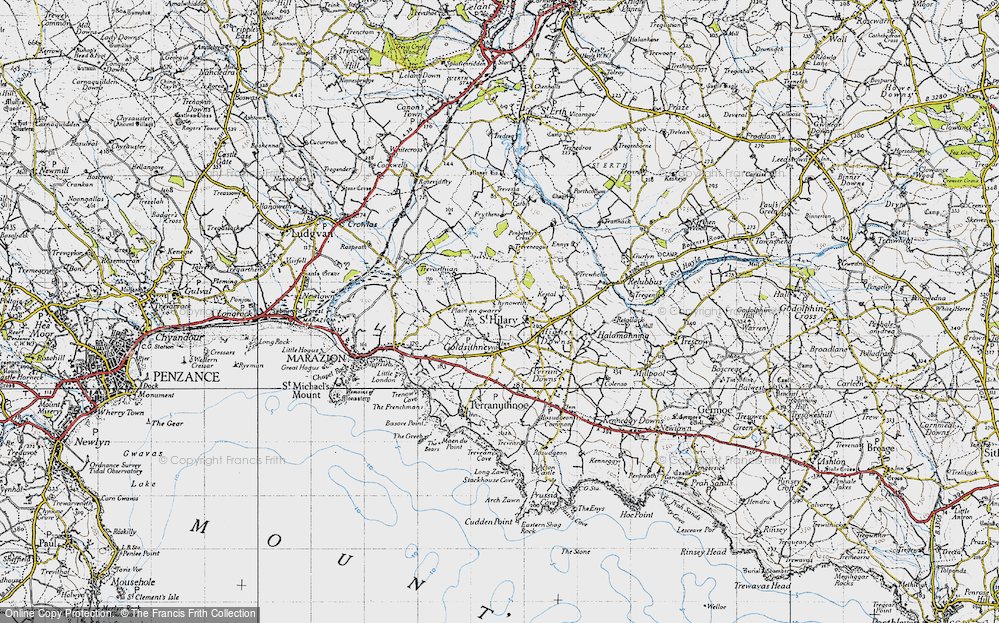 Old Map of Chynoweth, 1946 in 1946