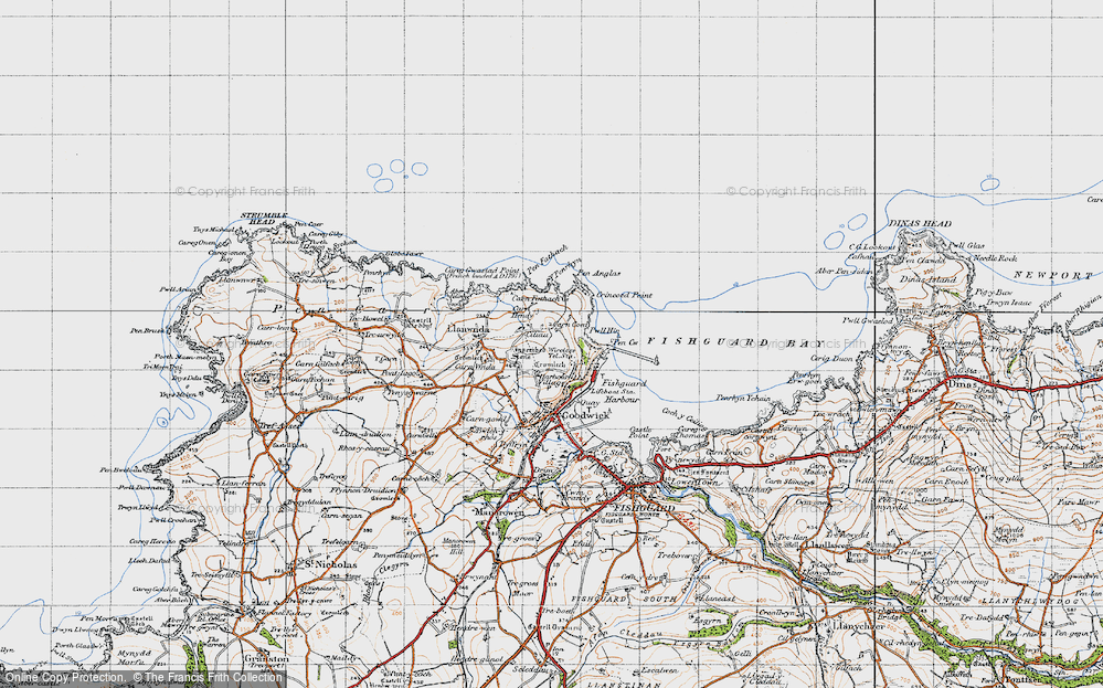 Old Map of Cilau, 1947 in 1947