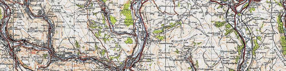 Old map of Cilfynydd in 1947