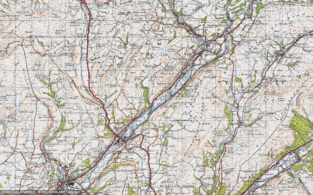 Old Map of Cilmaengwyn, 1947 in 1947