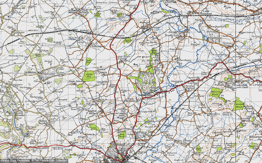 Old Map of Clanville, 1947 in 1947