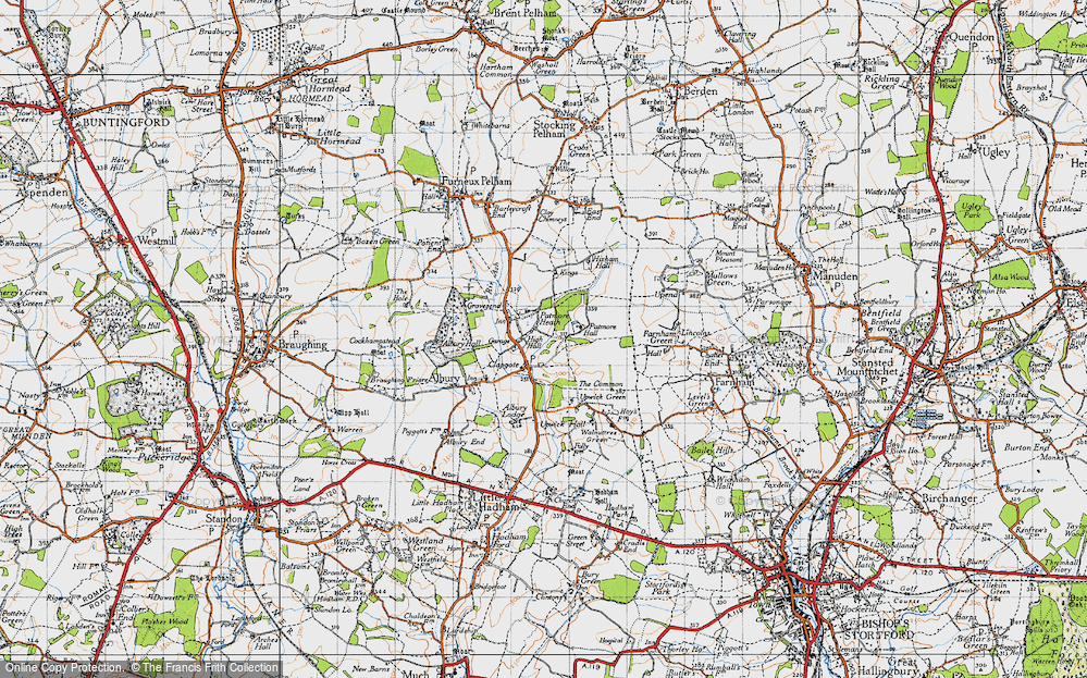 Old Map of Clapgate, 1946 in 1946