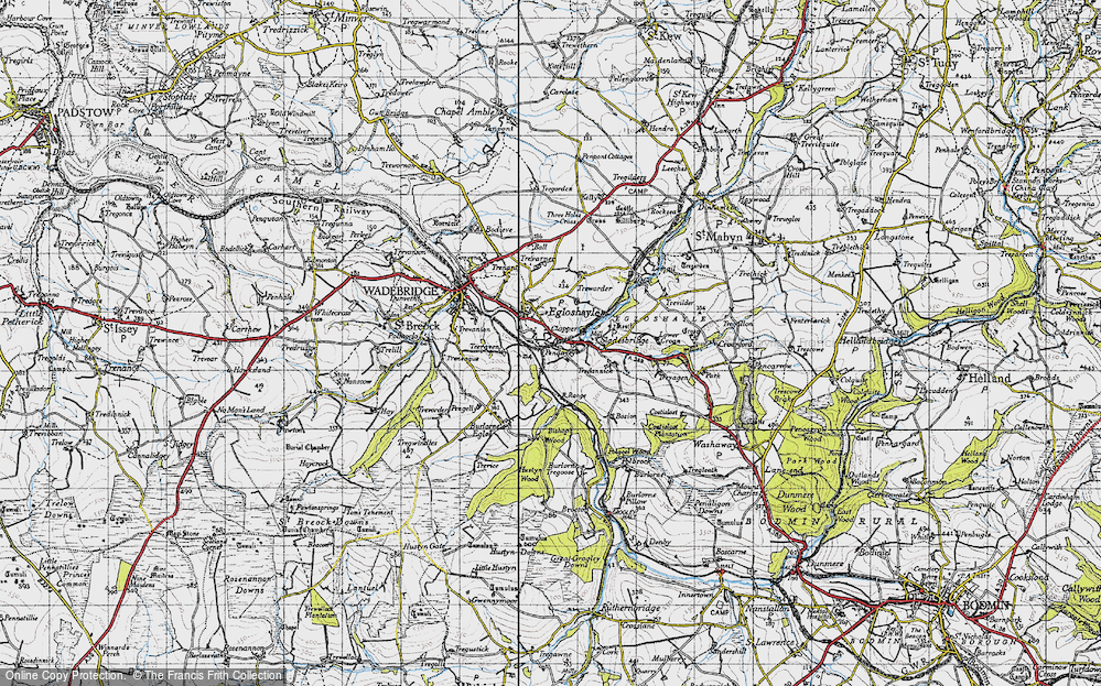 Old Map of Clapper, 1946 in 1946