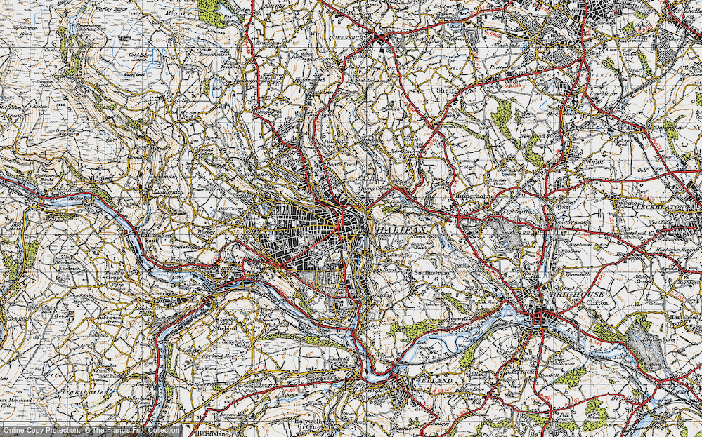Old Map of Claremount, 1947 in 1947