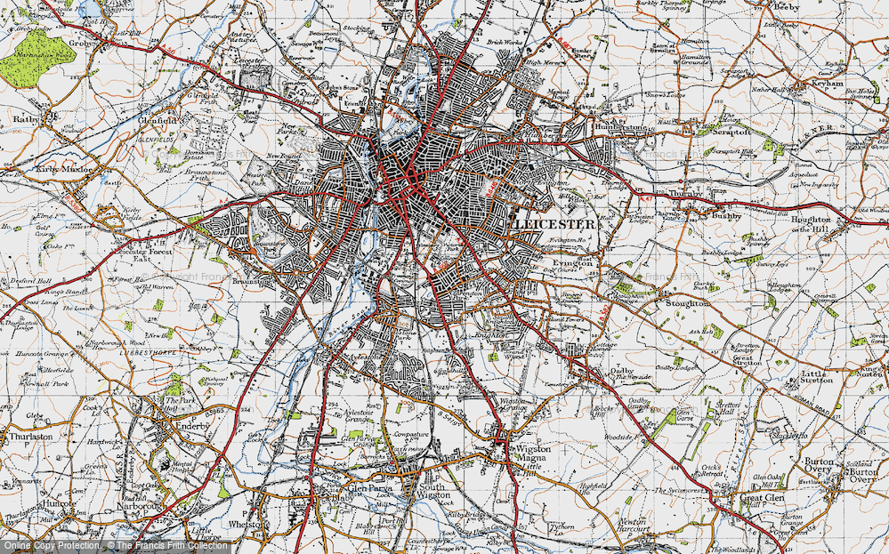 Old Map of Clarendon Park, 1946 in 1946