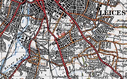 Old map of Clarendon Park in 1946
