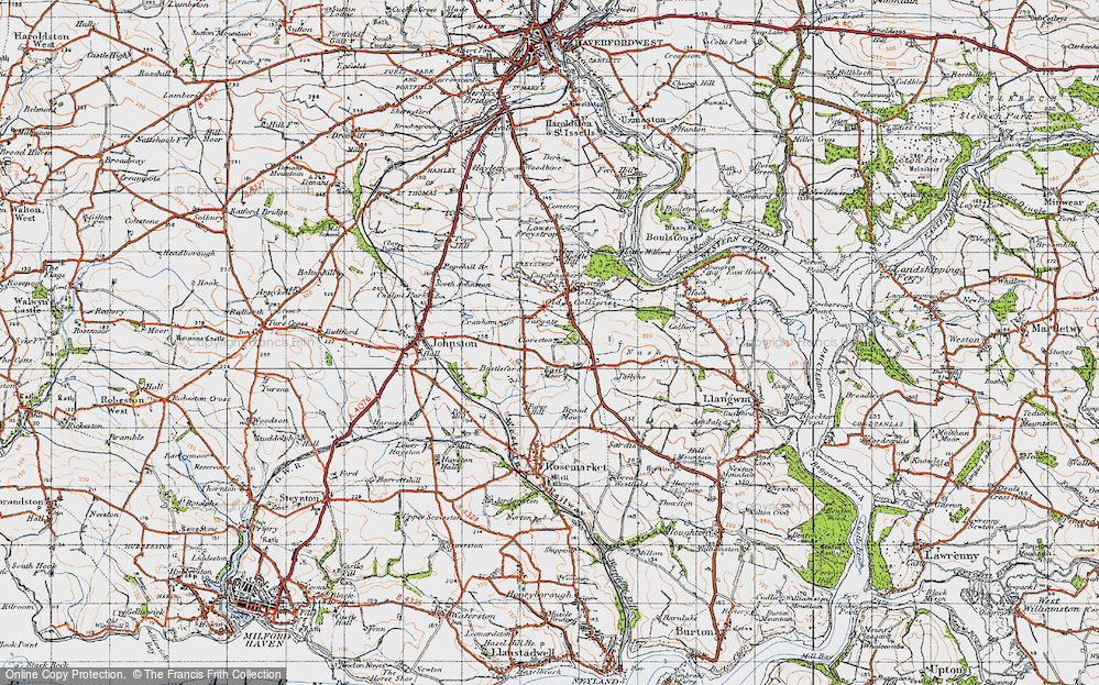 Old Map of Clareston, 1946 in 1946