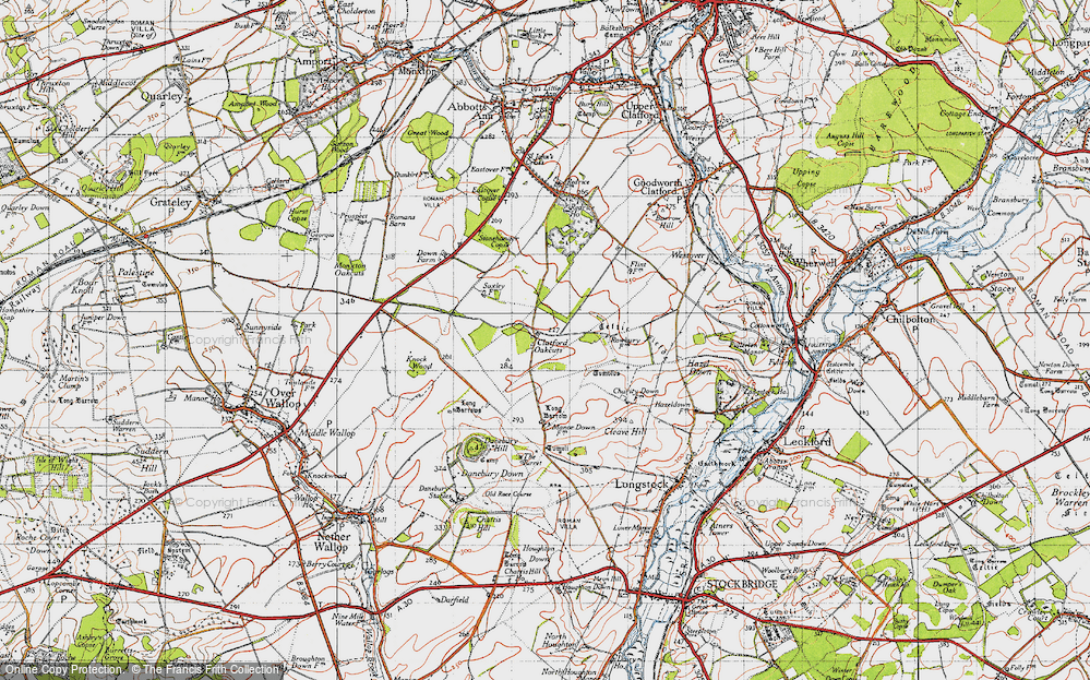 Clatford Oakcuts, 1945