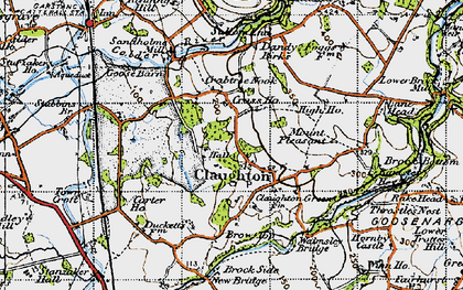 Old map of Brock Side in 1947